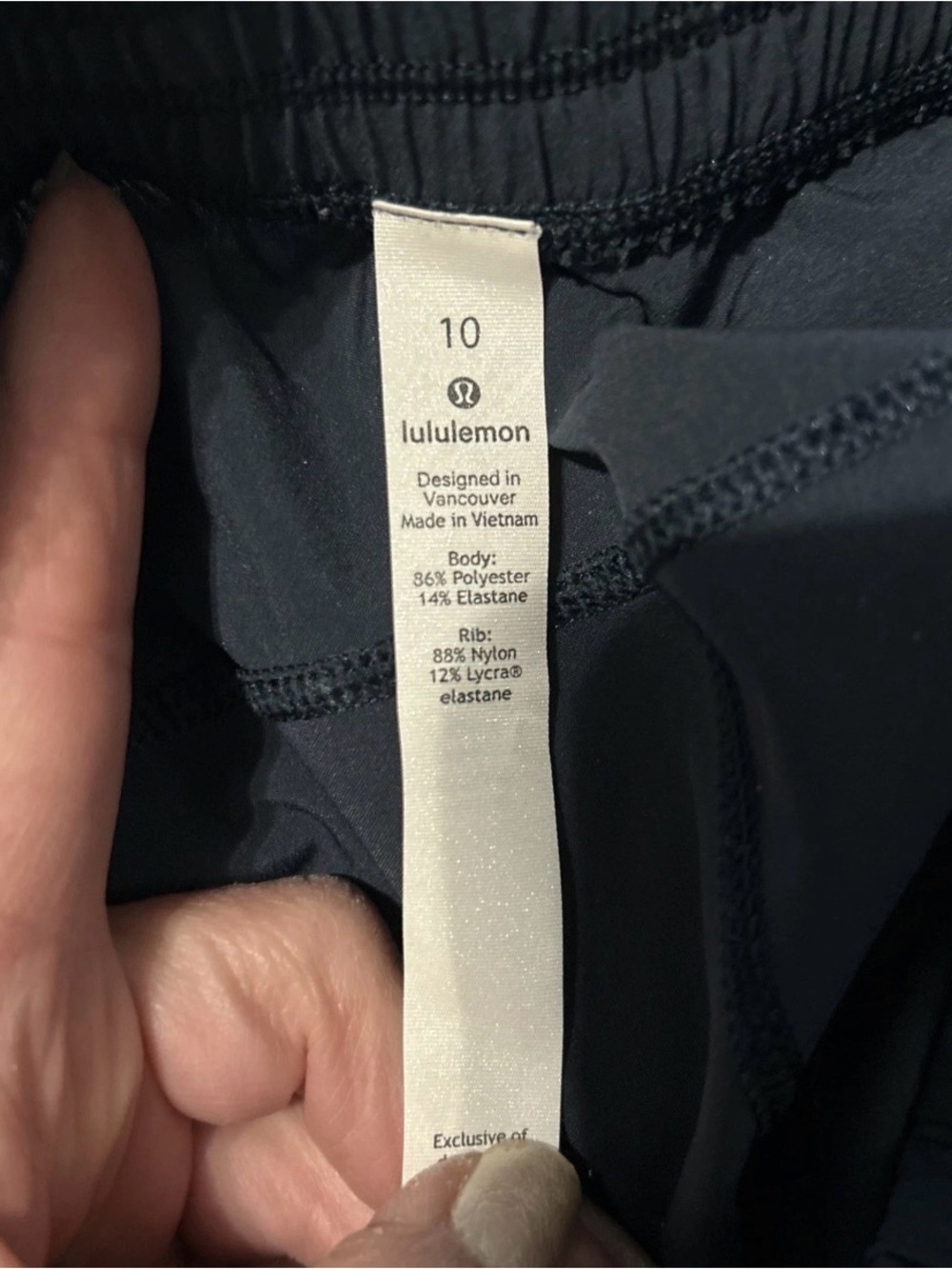 Women’s Lululemon Jogger 10 Dark Blue 27 Inseam - Picture 4 of 8